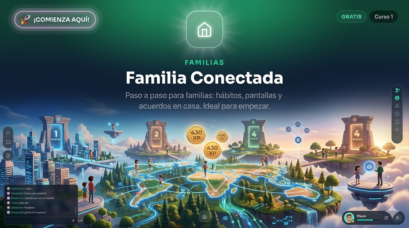 Familia Conectada — portada del curso